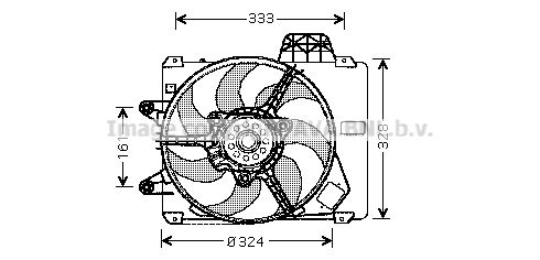AVA QUALITY COOLING Ventilators, Motora dzesēšanas sistēma FT7286